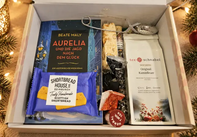 Geschenkbox - Lesestunde, Teegenuss & Kuschelzeit