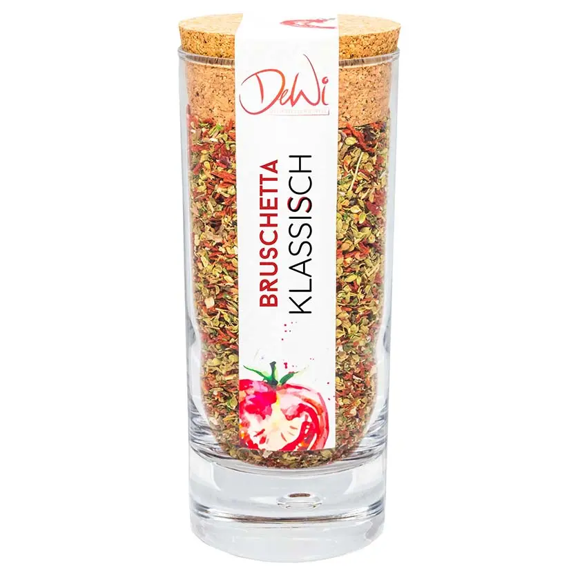 Bruschetta klassisch im großen Korkglas 90g