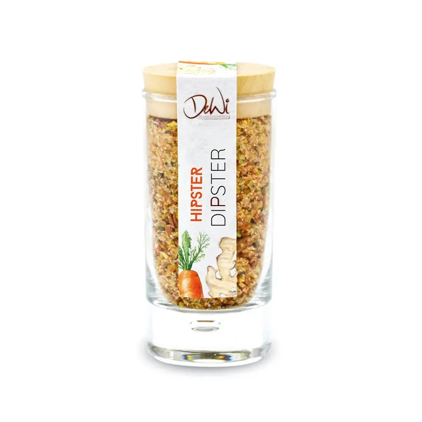 Hipster Dip im Korkglas 