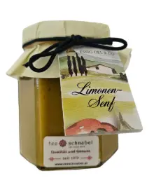 Limonen Senf Glas 160ml