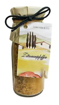 Zitronenpfeffer in der Milchflasche 