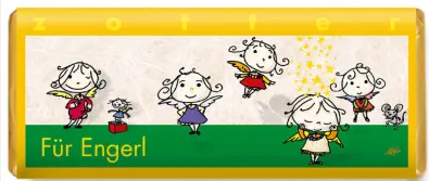 Für Engerl - handgeschöpfte Schokolade