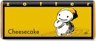 Cheesecake - handgeschöpfte Schokolade