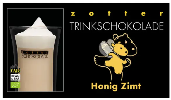 Trinkschokoladen Honig Zimt - Zotter