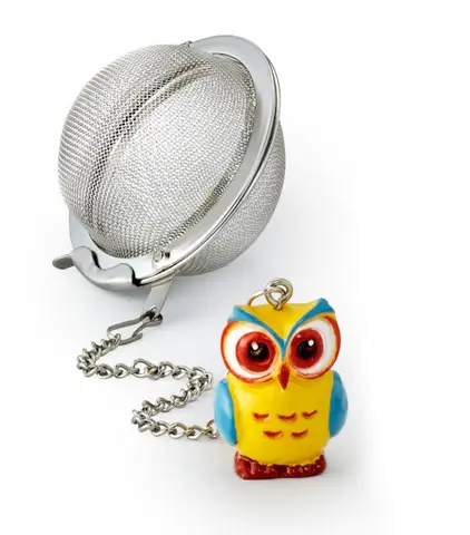 Tee- Ei mit Anhänger Eule