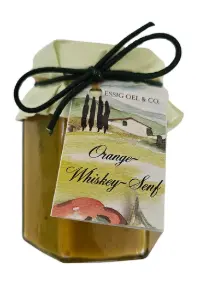 Orangen Whiskey Senf