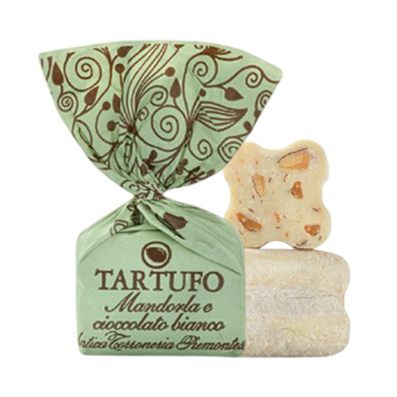 Tartufo Mandorla e Cioccolato Bianco