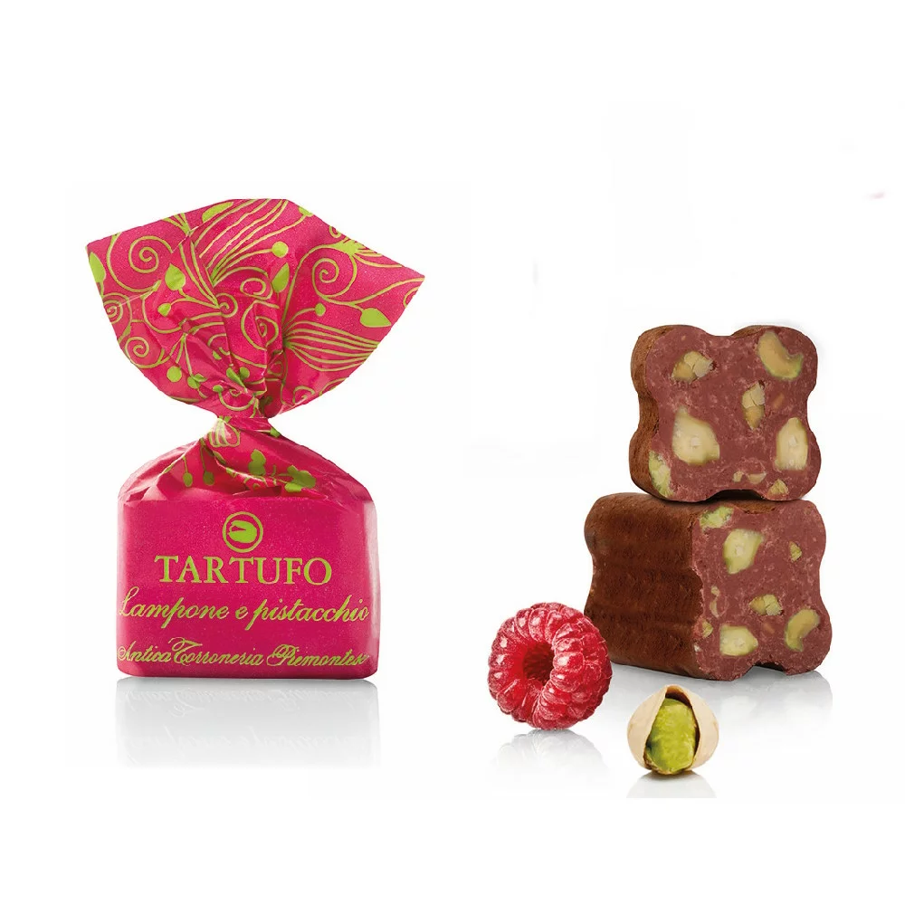 Tartufo Lampone e Pistacchio