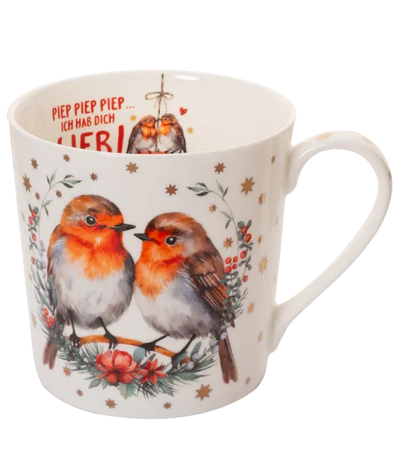 Becher Rotkehlchen 400ml 