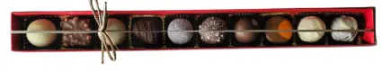 10er Pralinen in der roten Geschenksverpackung