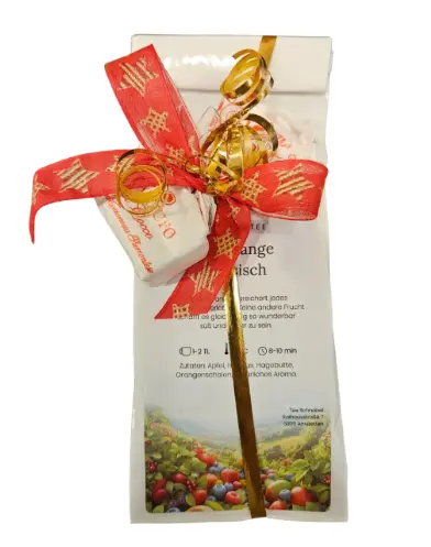 Geschenk 1 Tees mit Masche und Tartufo