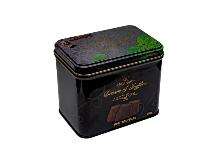 Mint Truffles in der eleganten Dose