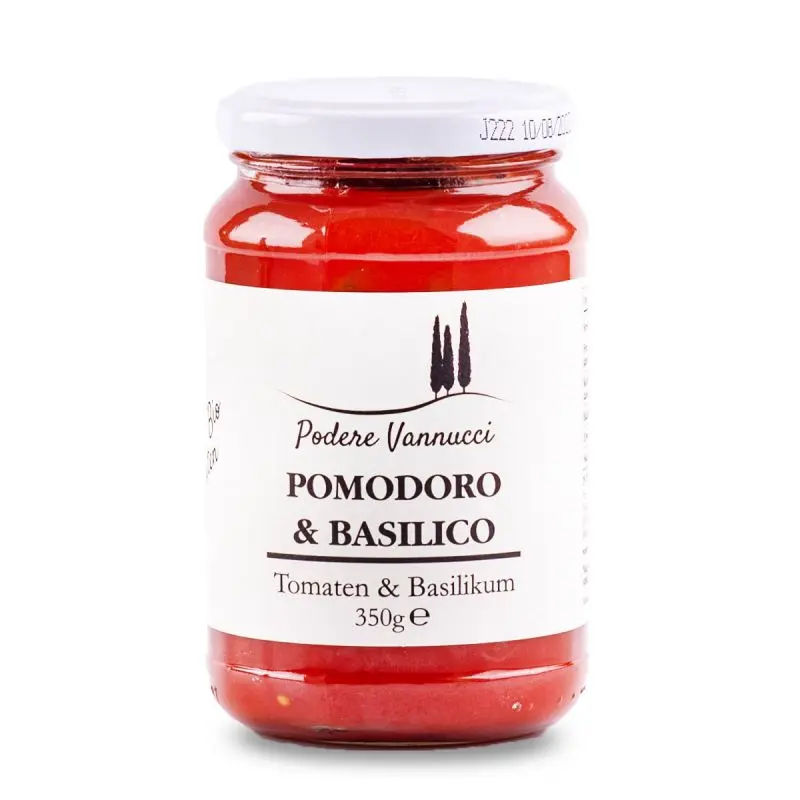 Italienisches Bio Sugo Pomodoro e Basilico 350g