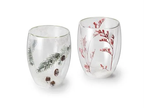 Glas Becher "Snow Flurry" 0,3l