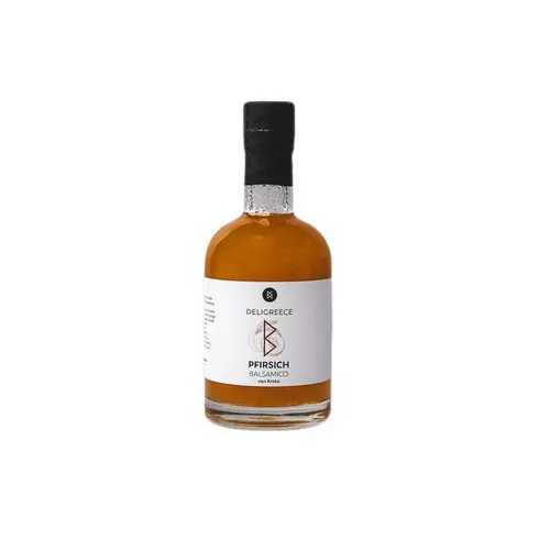 [FK00091] Pfirsich Balsamico 250ml aus Griechenland im Glas