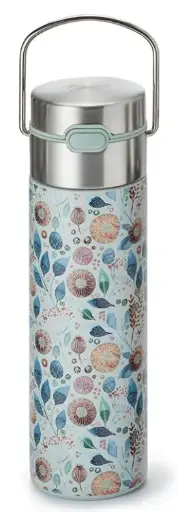 [Z02715] Trinkflasche Linnea doppelwandige Edelstahlflasche 0,5l