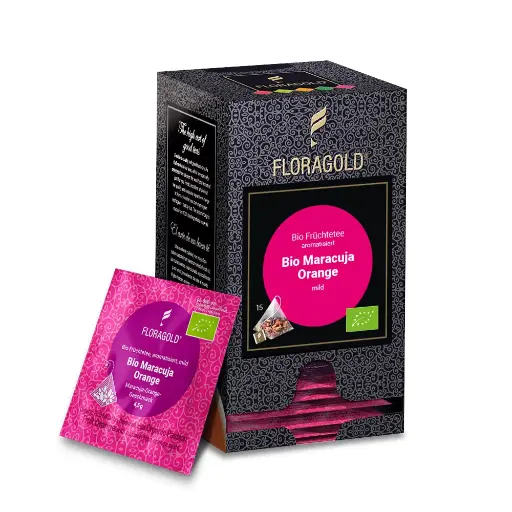 [FL02804] Bio Maracuja Orange (Pyramidenbeutel 1 VE=15 Portionen)