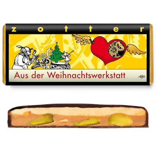 [K00004] Aus der Weihnachtswerkstatt - handgeschöpfte Schokolade 