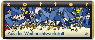 [K00004] Aus der Weihnachtswerkstatt - handgeschöpfte Schokolade 