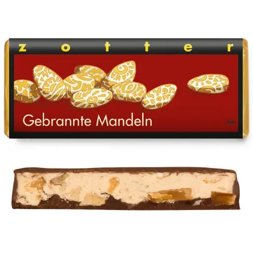 [K30002] Gebrannte Mandeln - handgeschöpfte Schokolade