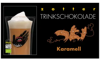 [K00003] Trinkschokolade Karamell - Zotter