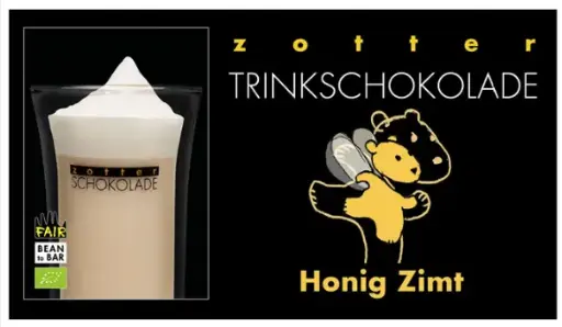 [K00254] Trinkschokoladen Honig Zimt - Zotter