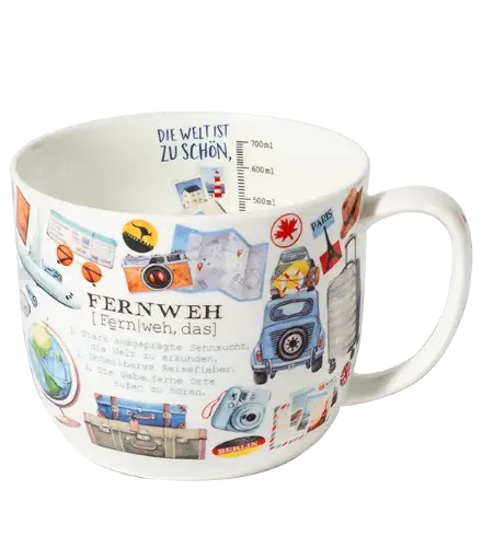 [BT01524] Jumbo Becher Fernweh 700 ml