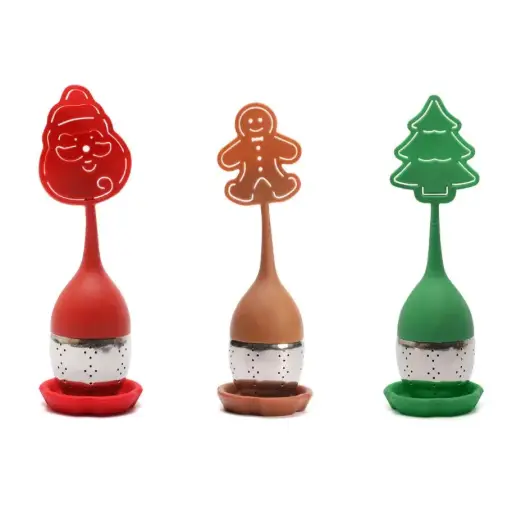 Metall/Silikonsieb mit Silikonablage