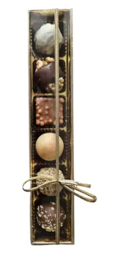 6er Pralinen in der Gold-Geschenksverpackung