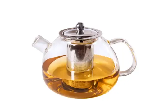 [Z00057] Glaskanne Musicca mit Edelstahlsieb 1,1l