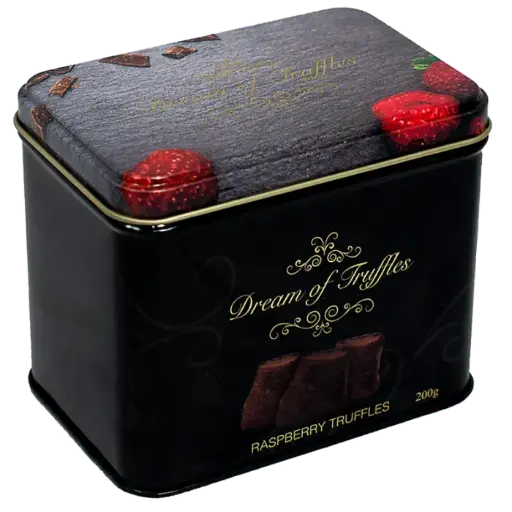 [03435] Himbeer Truffles in der eleganten Dose