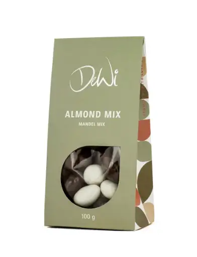 [K00095] Mandeln gemischt 100g im Geschenkkarton