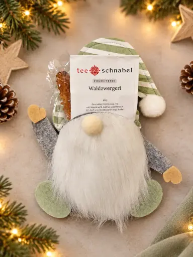 [TG00598] Wichtelgruß mit Teegenuss